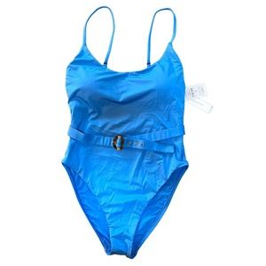Sunshine 79 Maillot One-Piece Swimsuit w/ Removable Belt SZ:10
